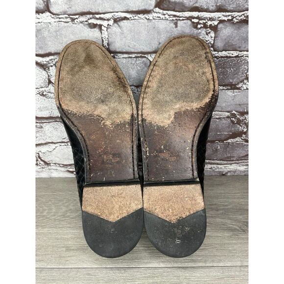 Cole Haan Black Leather Basket Weave Penny Loafers Dress Shoes Men’s 12M US/45EU - Picture 5 of 16